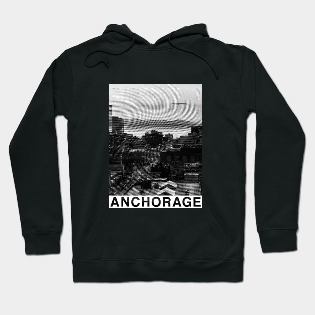 Anchorage Alaska United States Hoodie by Arty Apparel